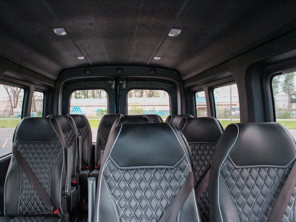 Ford E-Transit Executive interior 